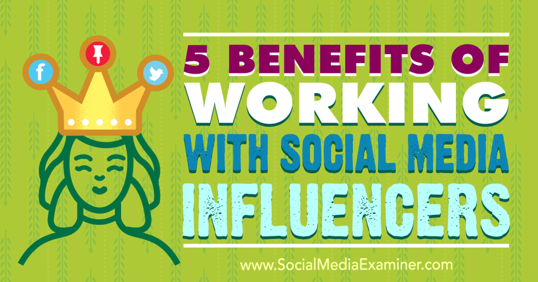 5 ieguvumi, strādājot ar sociālo mediju ietekmētājiem, Šeins Bārkers sociālajos tīklos.