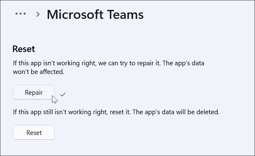 Labojiet Microsoft Teams balto ekrānu