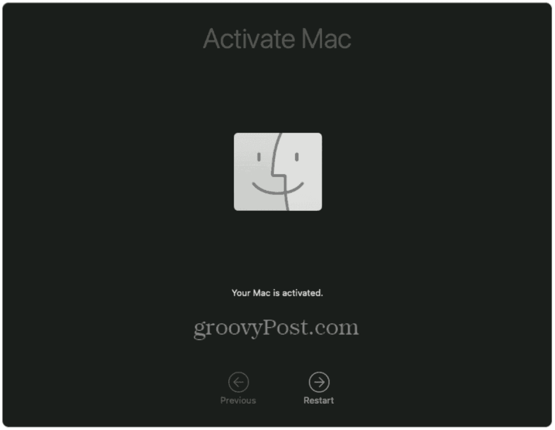Tīra instalēšana macOS Monterey aktivizējiet Mac