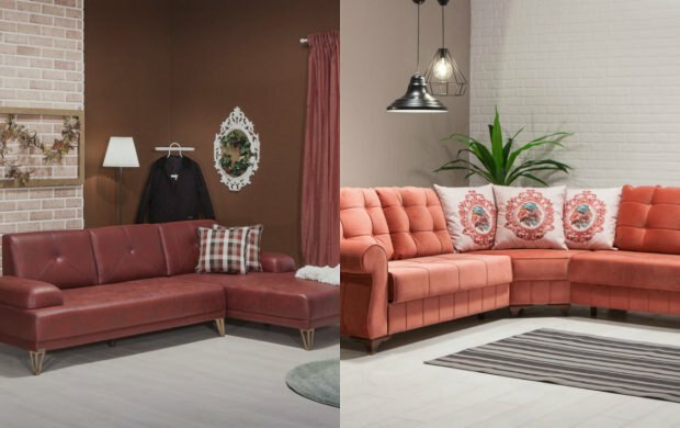 dzīvojamās istabas stūra komplekta modeļi 2020