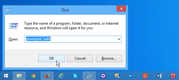 Novērsiet Microsoft Office problēmu, atverot to drošajā režīmā