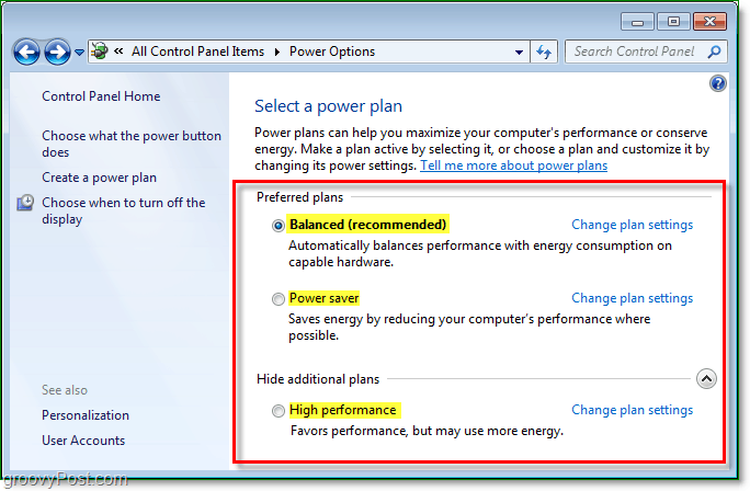 Pārvaldiet Windows 7 enerģijas taupīšanas iestatījumus [Padomi]