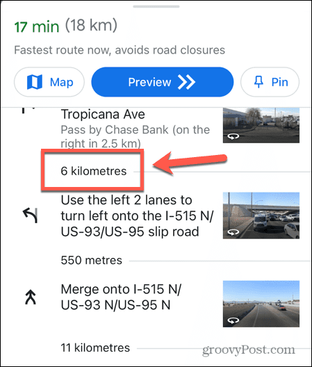 google maps attālumi km
