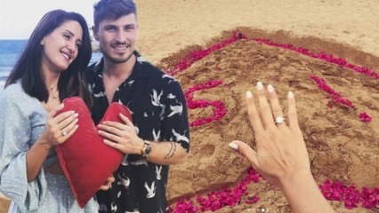 Pārsteidziet laulības priekšlikumu Sahra Işık Survivor!