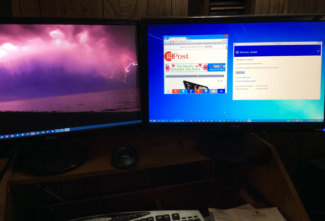 Dažādos monitoros Windows 8 parādiet dažādus tapetes