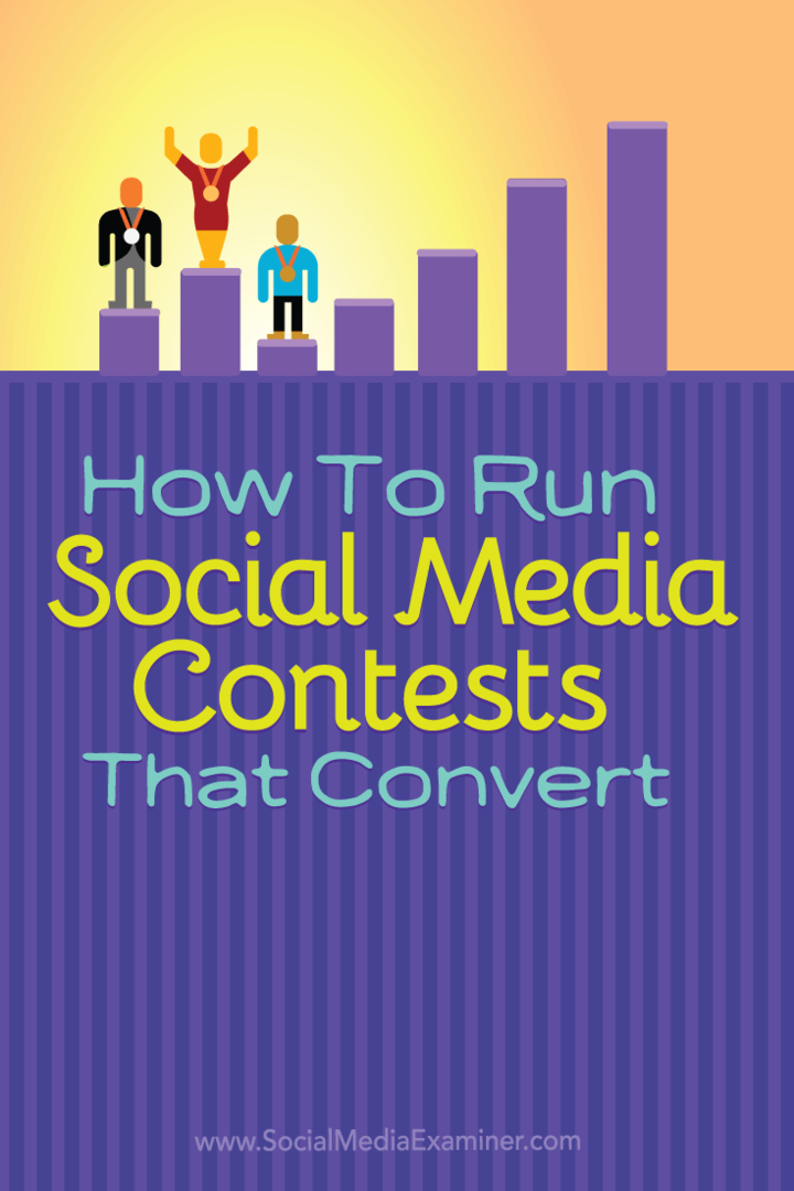Kā izveidot sociālo mediju konkursus, kas pārvērš: sociālo mediju pārbaudītājs