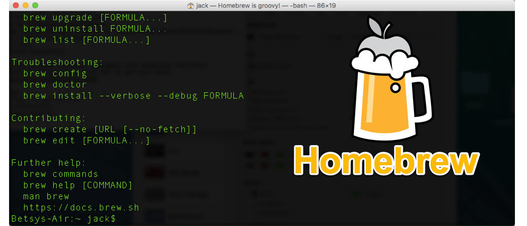Kā instalēt Homebrew savā MacOS datorā