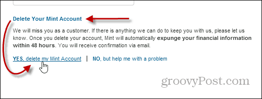 Kā izdzēst savu Mint.com kontu