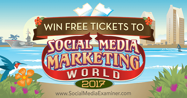 Uzvariet Fila Meršona bezmaksas biļetes uz sociālo mediju mārketinga pasauli 2017. gadā vietnē Social Media Examiner.