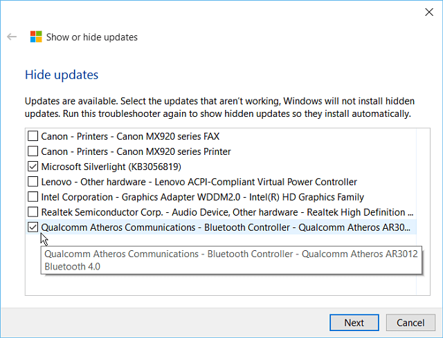 Windows 10: bloķējiet automātiskos Windows atjauninājumus, izmantojot utilītu (KB3073930)