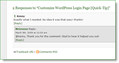WordPress vītņotie komentāri:: groovyPost.com