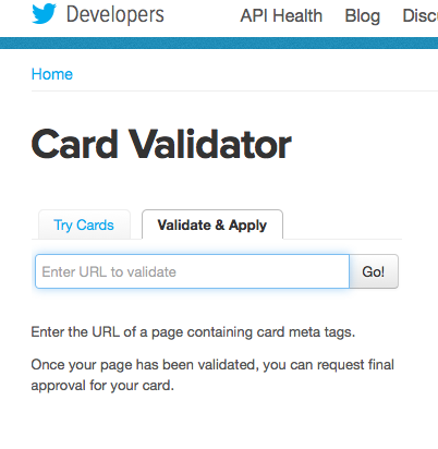twitter kartes validators