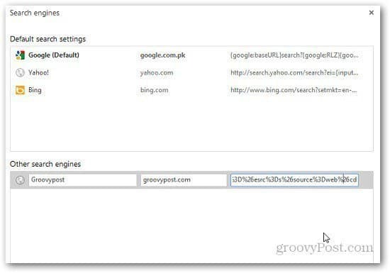 Chrome meklētājprogrammas 4