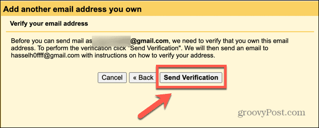 gmail nosūtīšanas verifikācija
