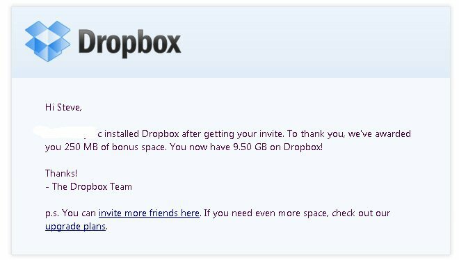 Atjauninājums: padomi, kā bez maksas iegūt "10 Gigs" Dropbox krātuves