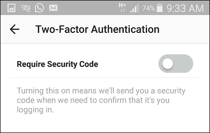 instagram divu faktoru autentifikācija