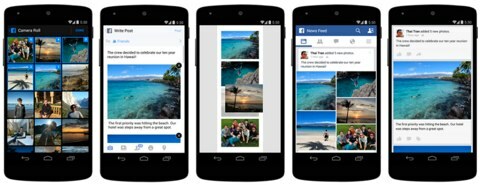 facebook fotogrāfijas mobilajā ierīcē