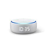 Pilnīgi jauns Echo Dot (3. ģen.) - viedais skaļrunis ar pulksteni un Alexa - smilšakmens
