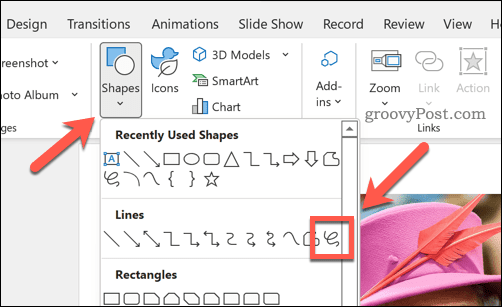 Formas zīmēšana programmā PowerPoint