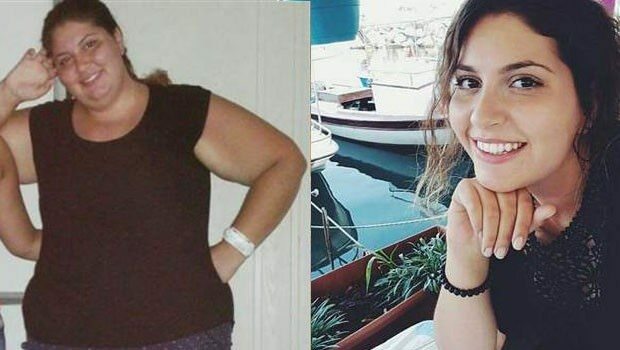 19 gadus vecā meitene zaudēja 57 mārciņas, mainījusies dzīve