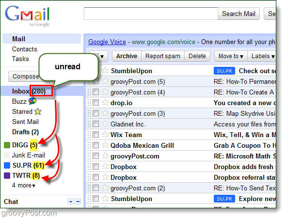 daudz nelasītu e-pastu gmail