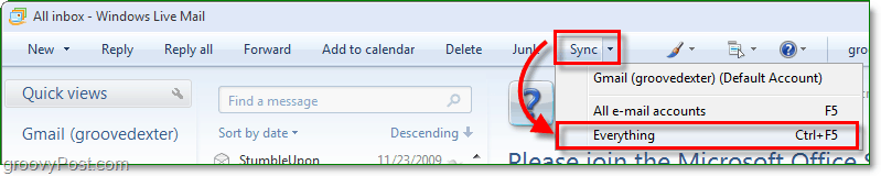 Aizstāt programmu Outlook Express ar Windows Live Mail