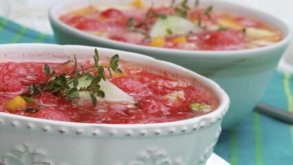 Kā pagatavot gardu arbūzu zupu?