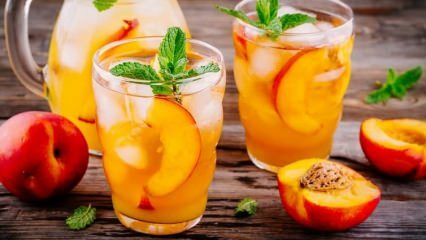 Kā pagatavot vieglāko persiku sulu? Padomi sulas pagatavošanai no persikiem
