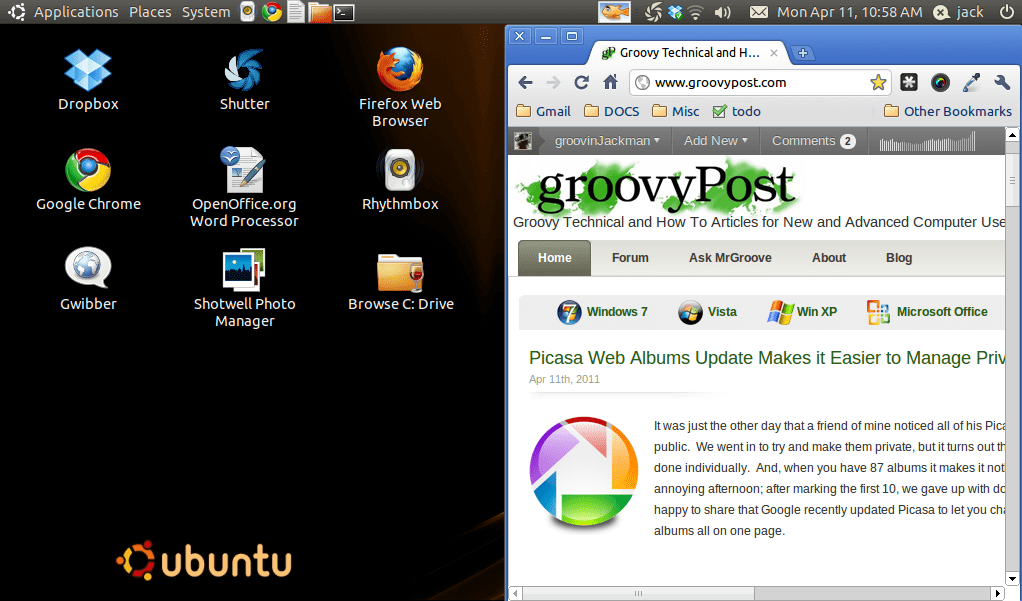 Ubuntu - bandas viss šeit