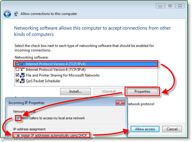 VPN - PPTP resursdatora iestatīšana jūsu mājas Windows PC 7 [Padomi]