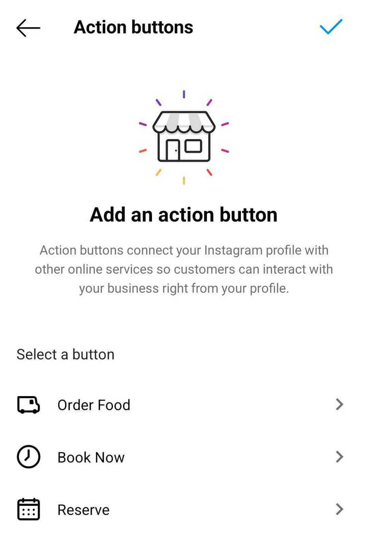 instagram-bio-darbības pogas-piemērs