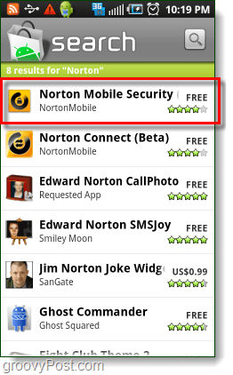 lejupielādēt android Norton mobilajiem tālruņiem drošību