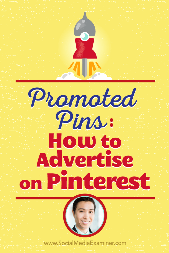 Vincents Ng runā ar Maiklu Stelzneru par to, kā reklamēties Pinterest ar reklamētām tapām.
