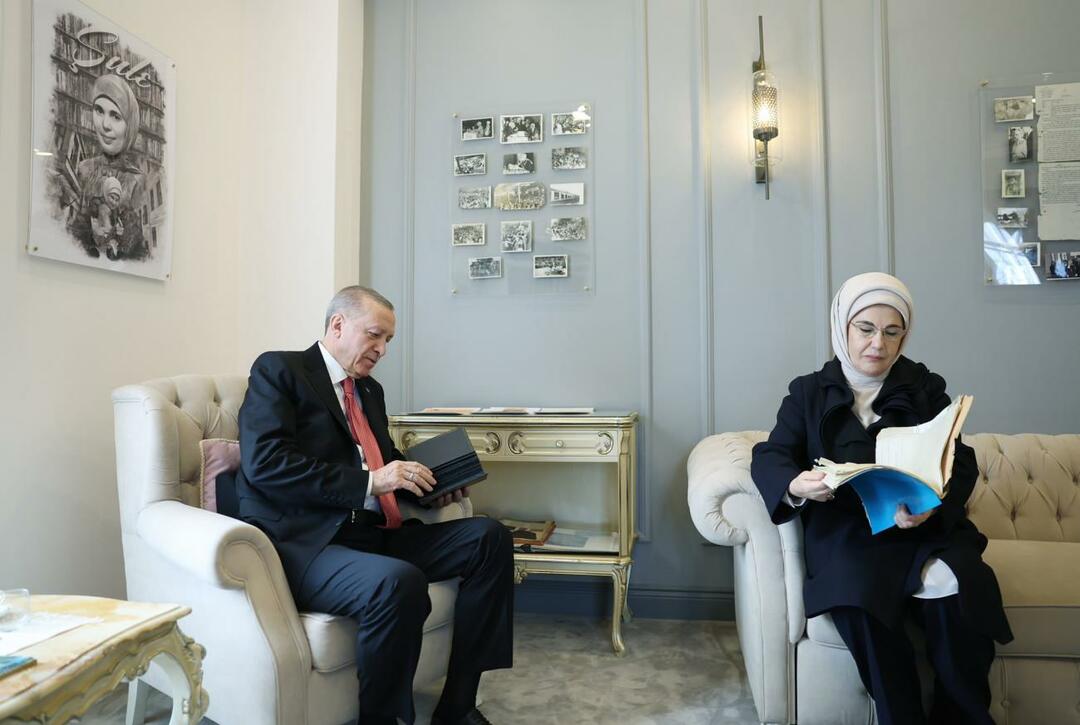 Prezidents Redžeps Tajips Erdogans un viņa sieva Emīna Erdogana