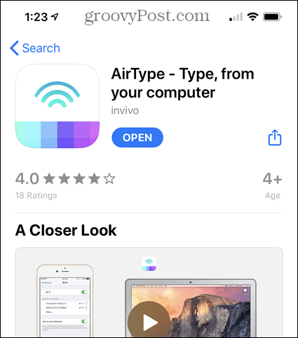 AirType App Store
