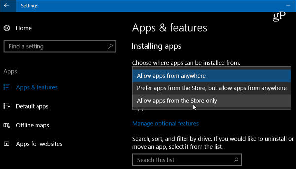 Windows 10 veidotāju atjauninājums iegūst jaunu iestatījumu darbvirsmas lietotņu instalēšanai