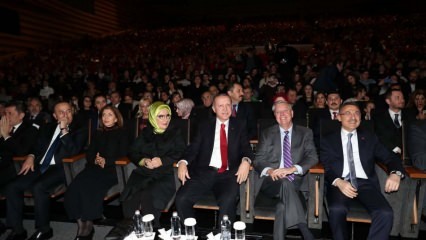 Koncertā piedalījās prezidents Erdoğan un pirmā lēdija Fazıl Say