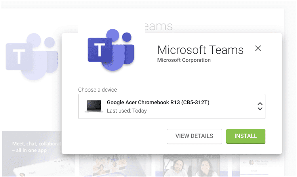  izmantojiet Microsoft komandas Chromebook datorā