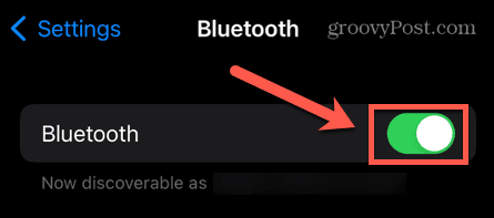 iphone Bluetooth ieslēgts