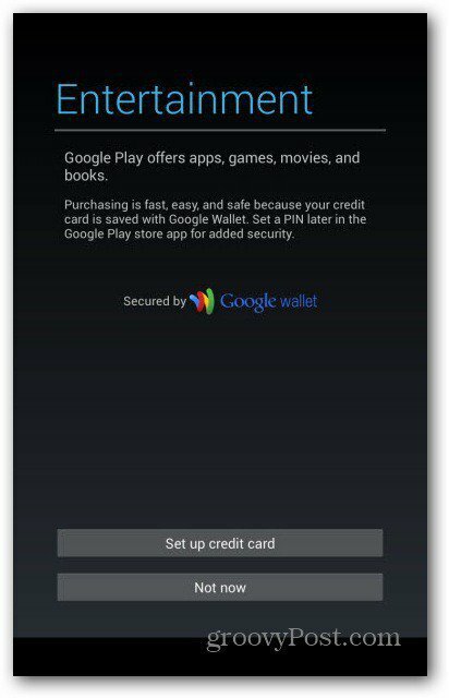 Nexus 7 lietotāju konti - Google maks