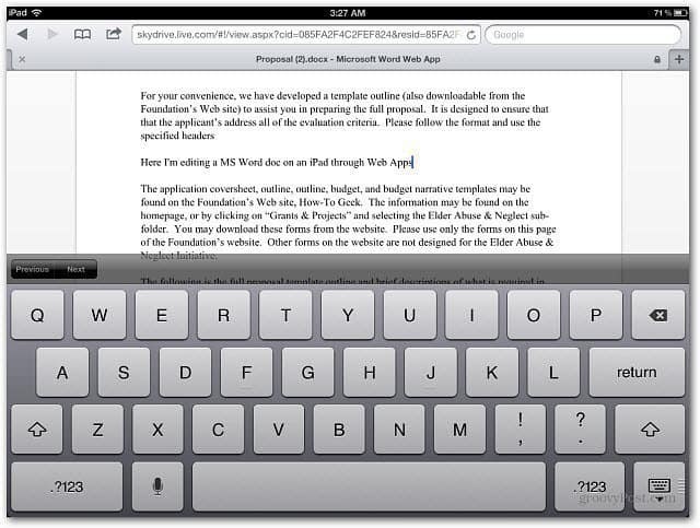 Rediģēšana-Word-Document-iPad