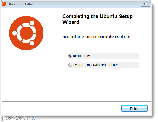ubuntu iestatīšana ir pabeigta