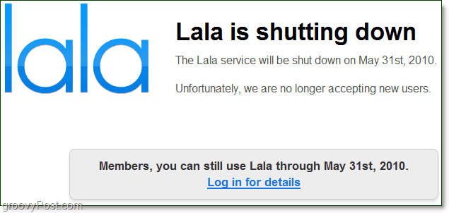 lala.com izslēdzas