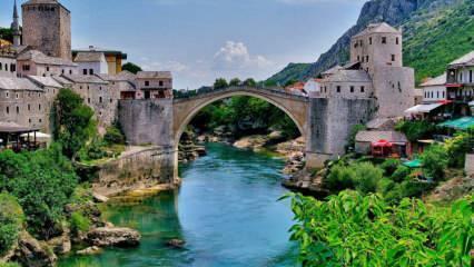 Kur atrodas Mostāras tilts? Kurā valstī atrodas Mostāras tilts? Kas uzcēla Mostāras tiltu?