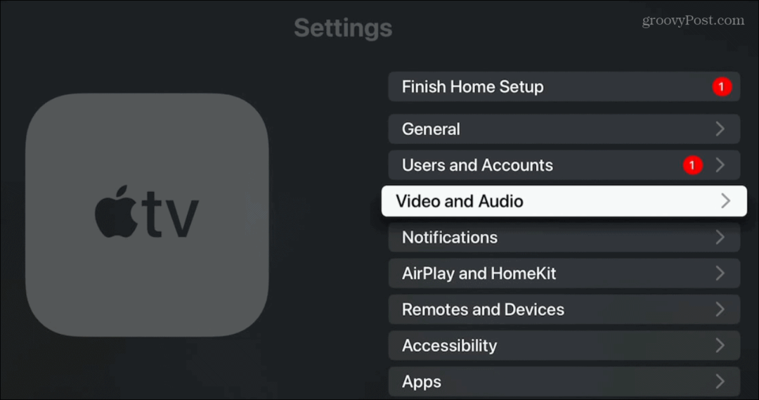 Kā mainīt Apple TV displeja izšķirtspēju