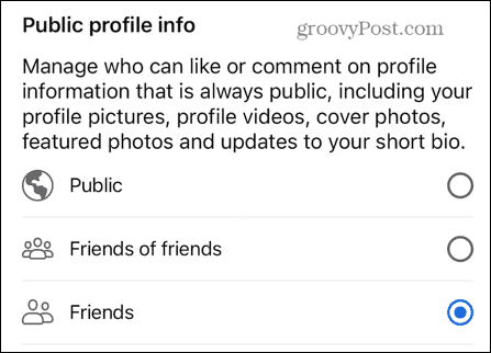 facebook publiskā profila informācija