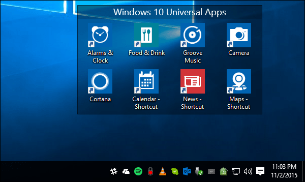 6 Windows 10 universālo lietotņu saīsnes