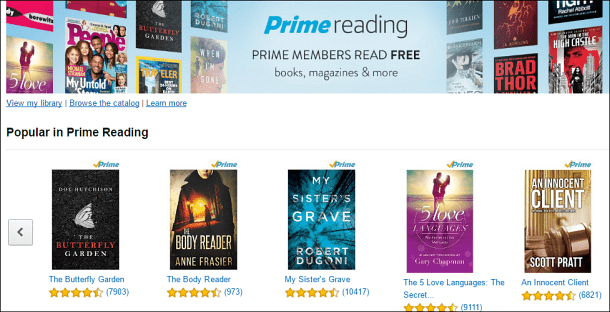 Amazon piedāvā galveno lasīšanu: piedāvā tūkstošiem bezmaksas grāmatu un žurnālu