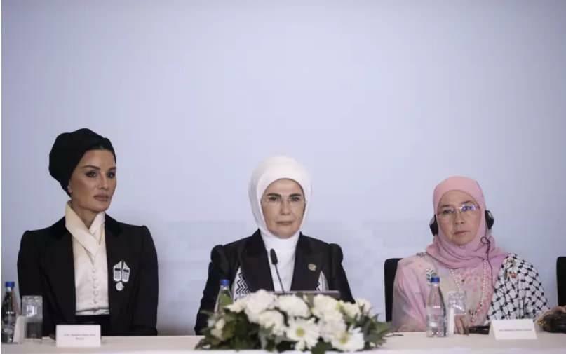 Viena sirds Palestīnas līderu sievām samita preses relīze