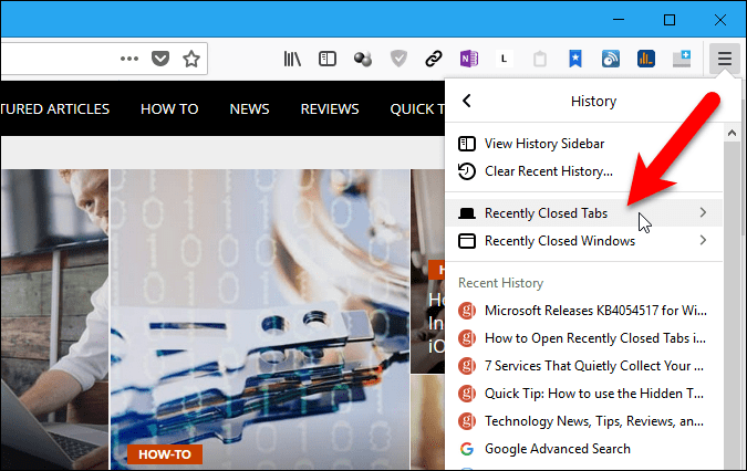 Atlasiet Nesen aizvērtās cilnes